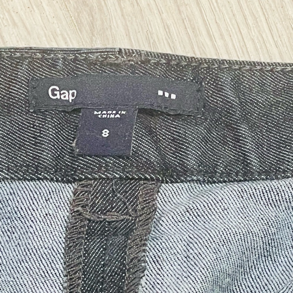 Gap Dark Denim Skirt Sz 8 - Picture 5 of 8